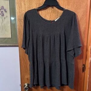 A beautiful Soul Charcoal Blouse for Women